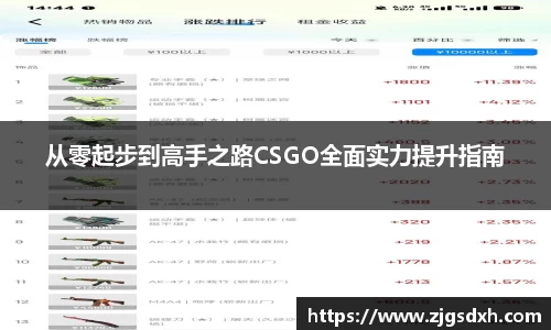 从零起步到高手之路CSGO全面实力提升指南